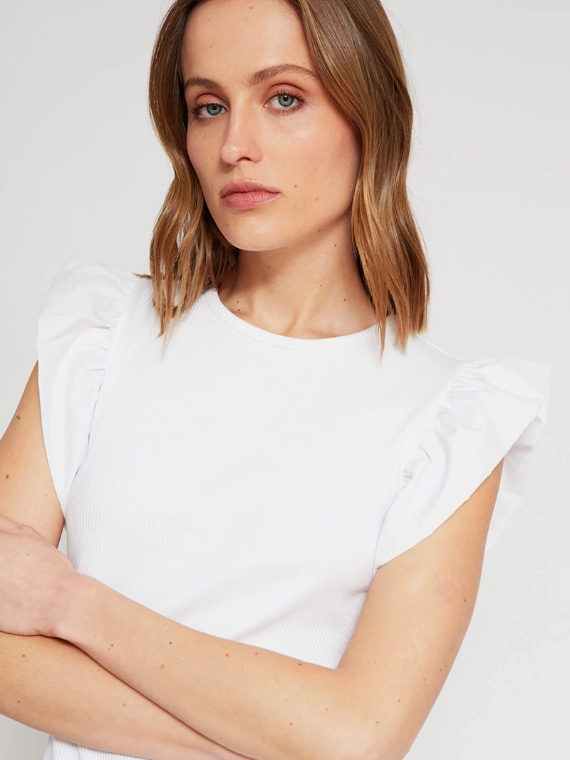 POLERA MUJER MARQUIS ALGODÓN VUELOS - 4