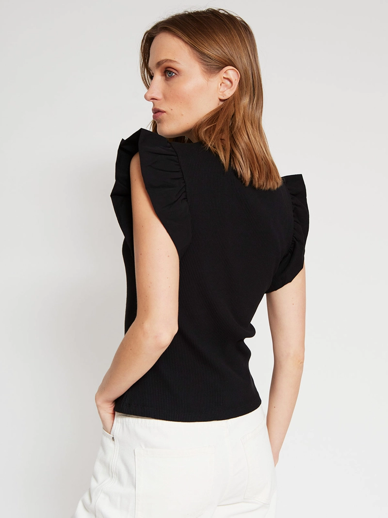 POLERA MUJER MARQUIS ALGODÓN VUELOS - 2