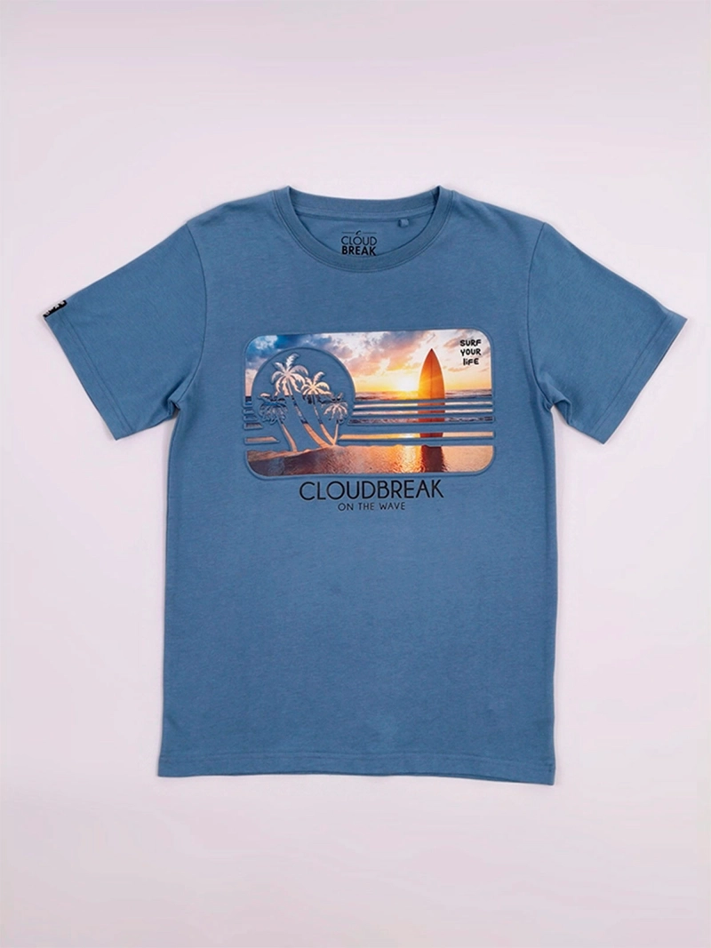POLERA NIÑO CLOUDBREAK MANGA CORTA ALGODÓN - 3