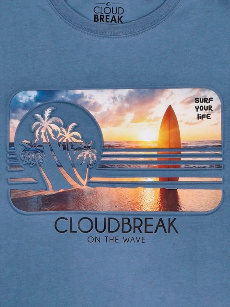 POLERA NIÑO CLOUDBREAK MANGA CORTA ALGODÓN - 5