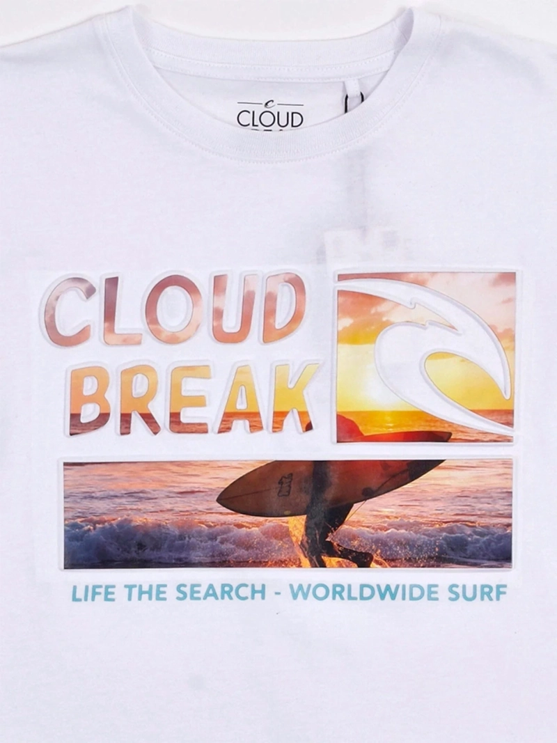 POLERA NIÑO CLOUDBREAK MANGA CORTA ALGODÓN - 5