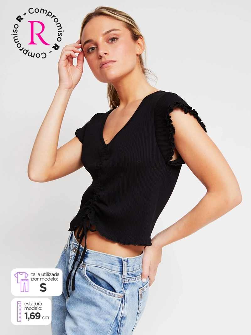 POLERA MUJER AEROPOSTALE ALGODÓN