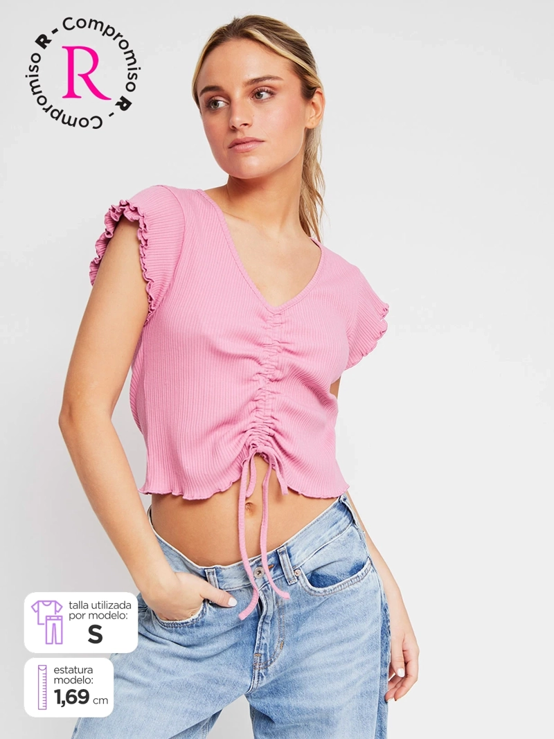POLERA MUJER AEROPOSTALE ALGODÓN  - 1