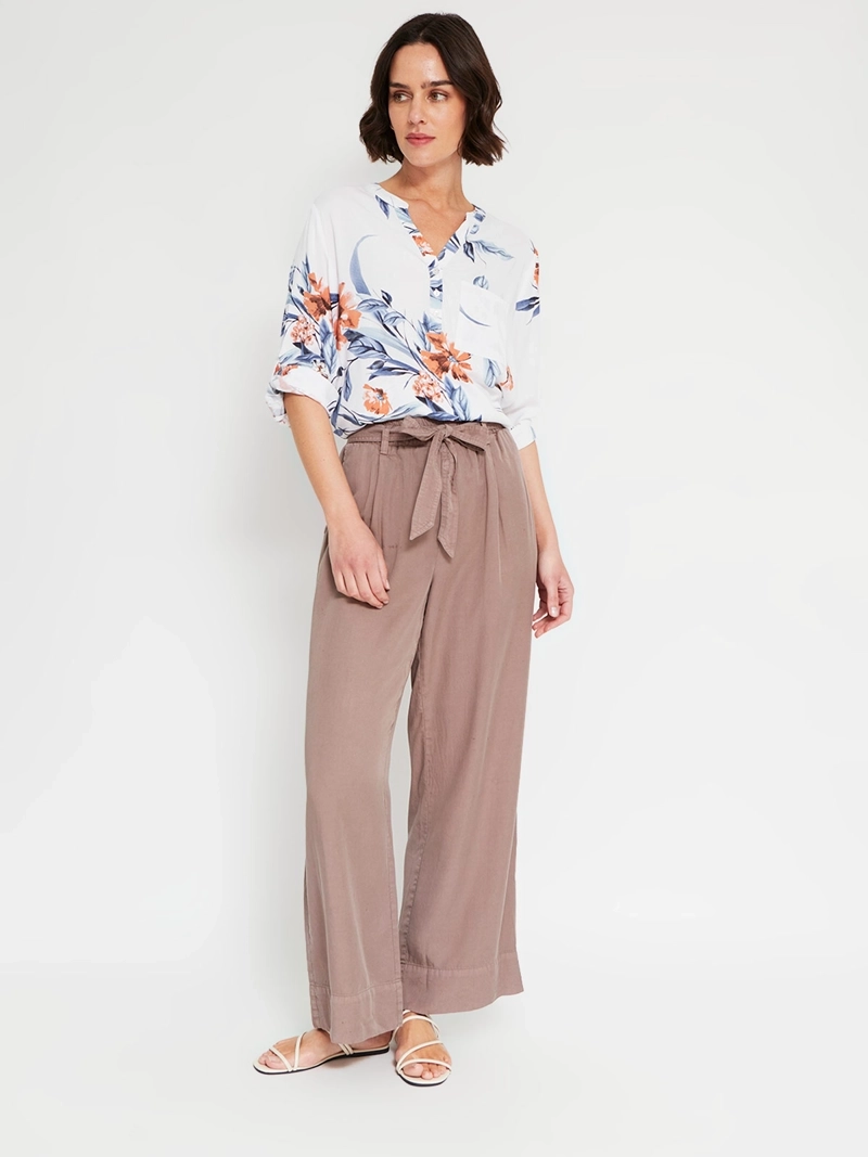 BLUSA MUJER AZIZ MANGA 3/4 ESTAMPADA MAO - 4