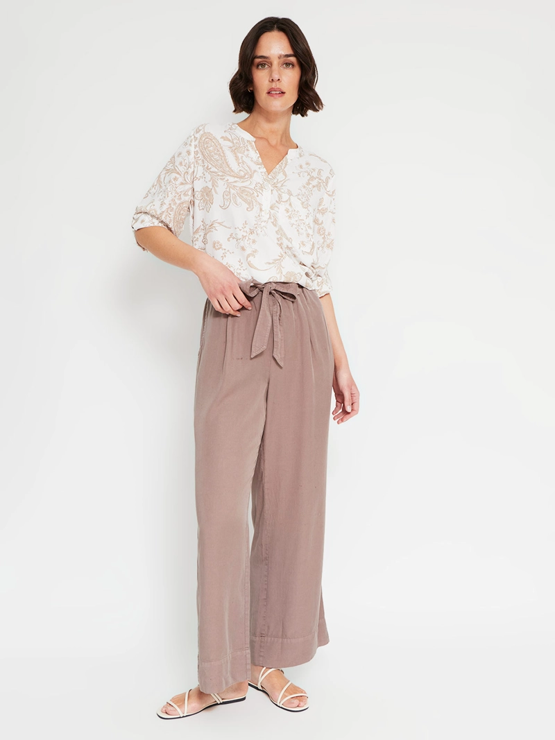 BLUSA MUJER AZIZ MANGA 3/4 ESTAMPADA MAO - 4