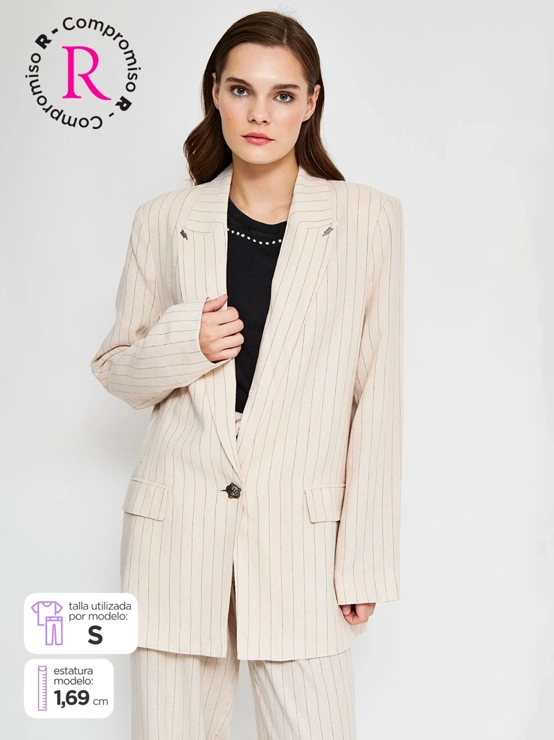 BLAZER MUJER BARBADOS LINO - 1
