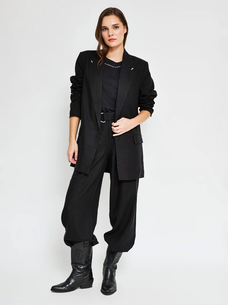 BLAZER MUJER BARBADOS LINO - 4