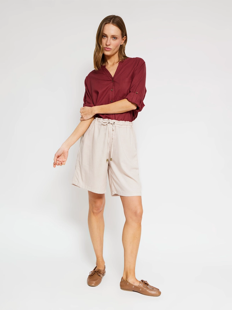BLUSA MUJER AZIZ LINO MANGA 3/4 - 4