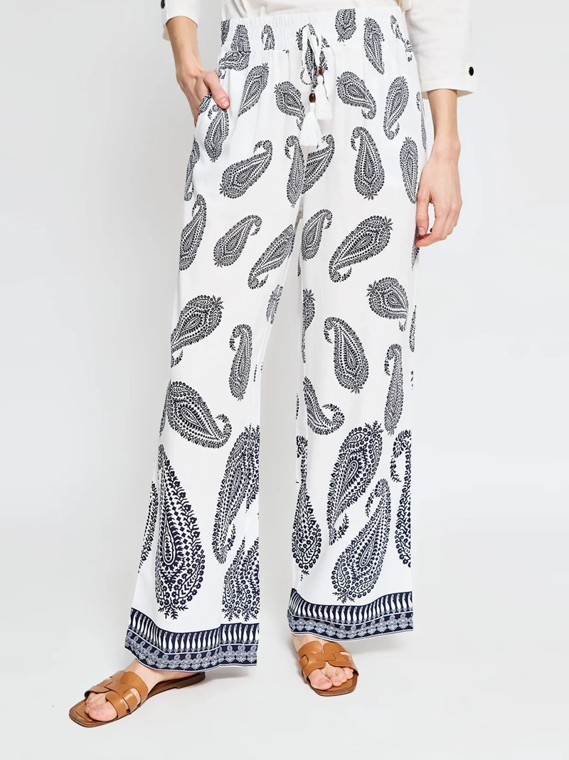 PANTALÓN MUJER AZIZ FLUIDO ESTAMPADO - 2