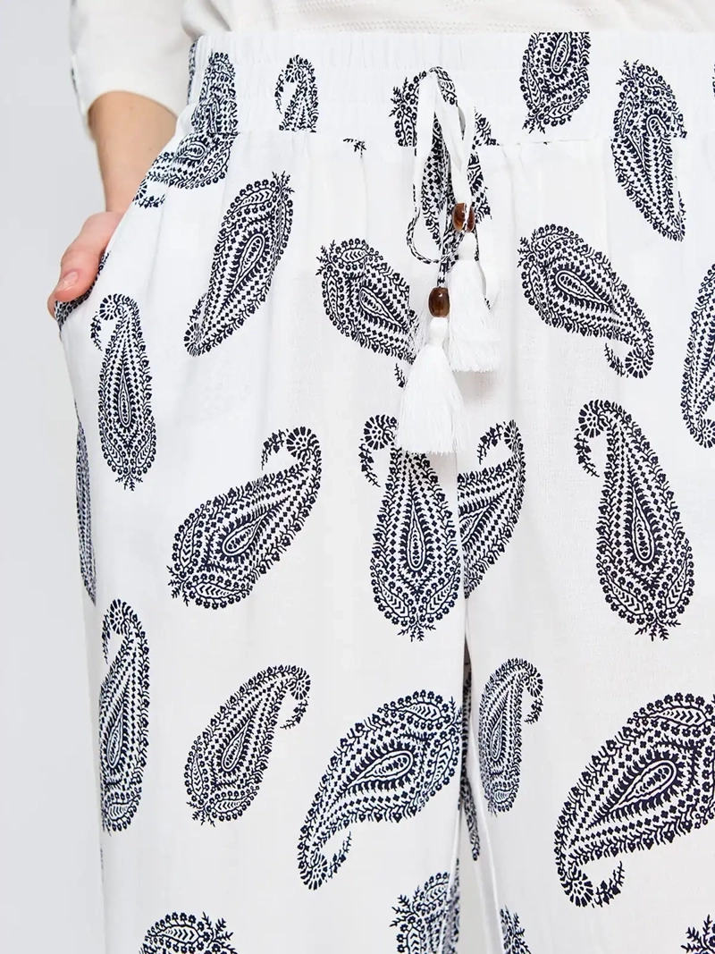 PANTALÓN MUJER AZIZ FLUIDO ESTAMPADO - 4