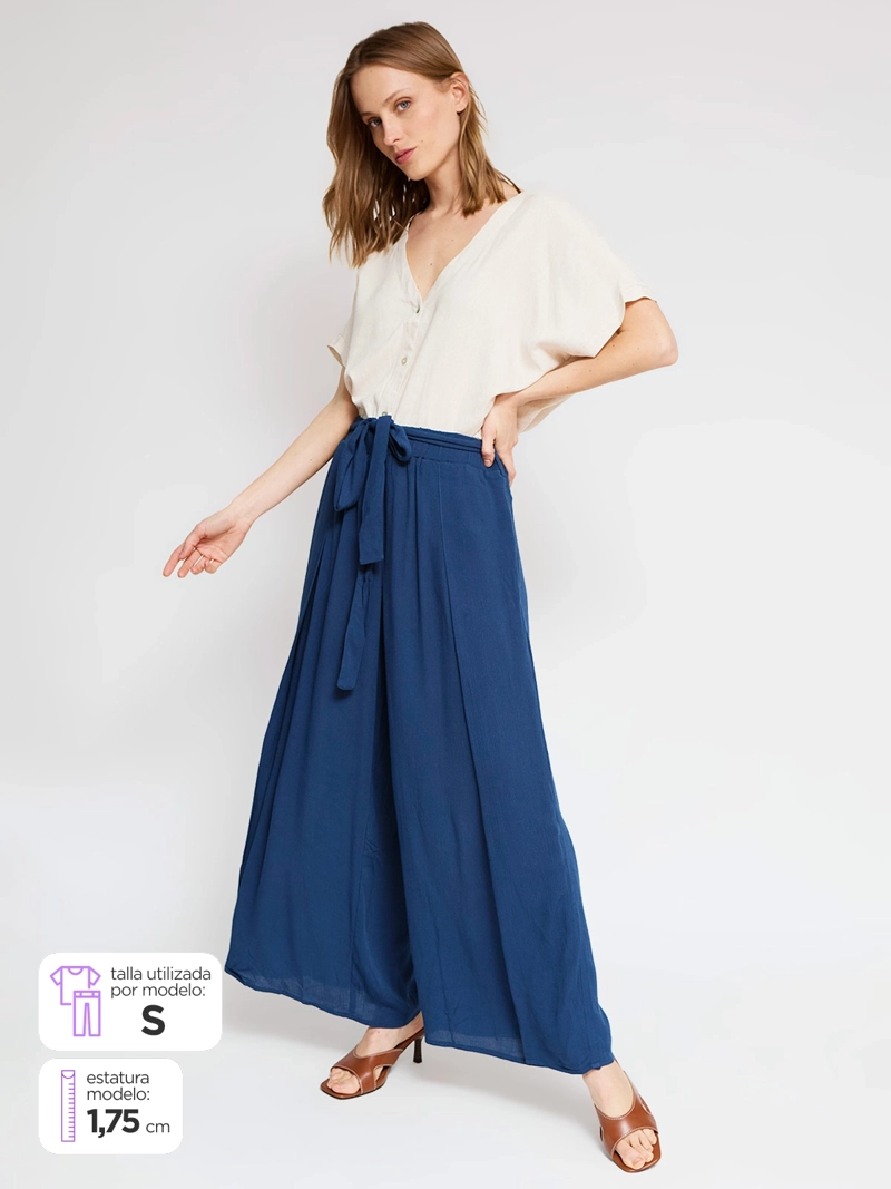 PANTALÓN MUJER AZIZ FLUIDO - 1