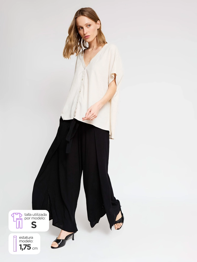 PANTALÓN MUJER AZIZ FLUIDO