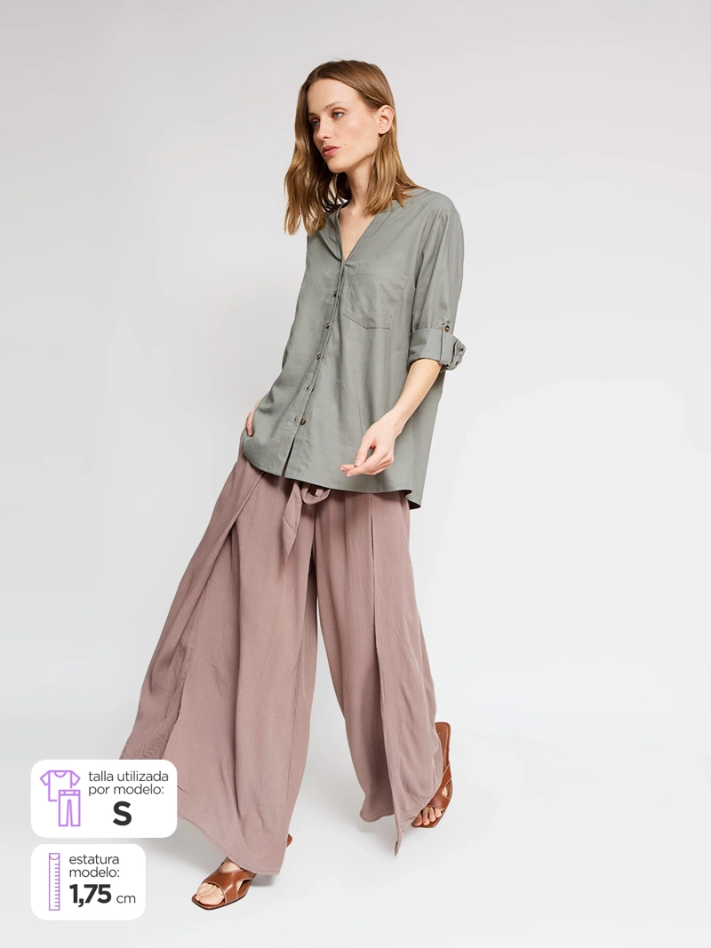 PANTALÓN MUJER AZIZ FLUIDO