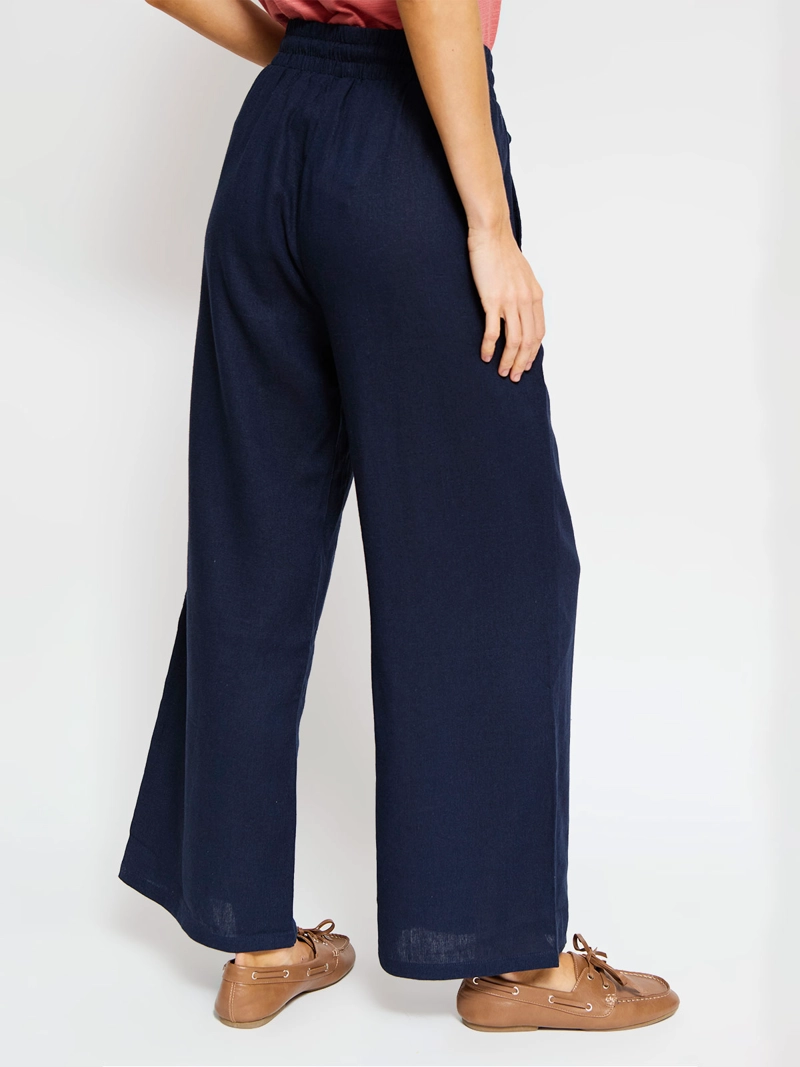 PANTALÓN MUJER AZIZ LINO RECTO - 3