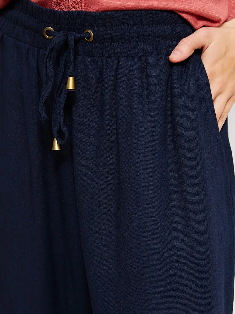 PANTALÓN MUJER AZIZ LINO RECTO - 4
