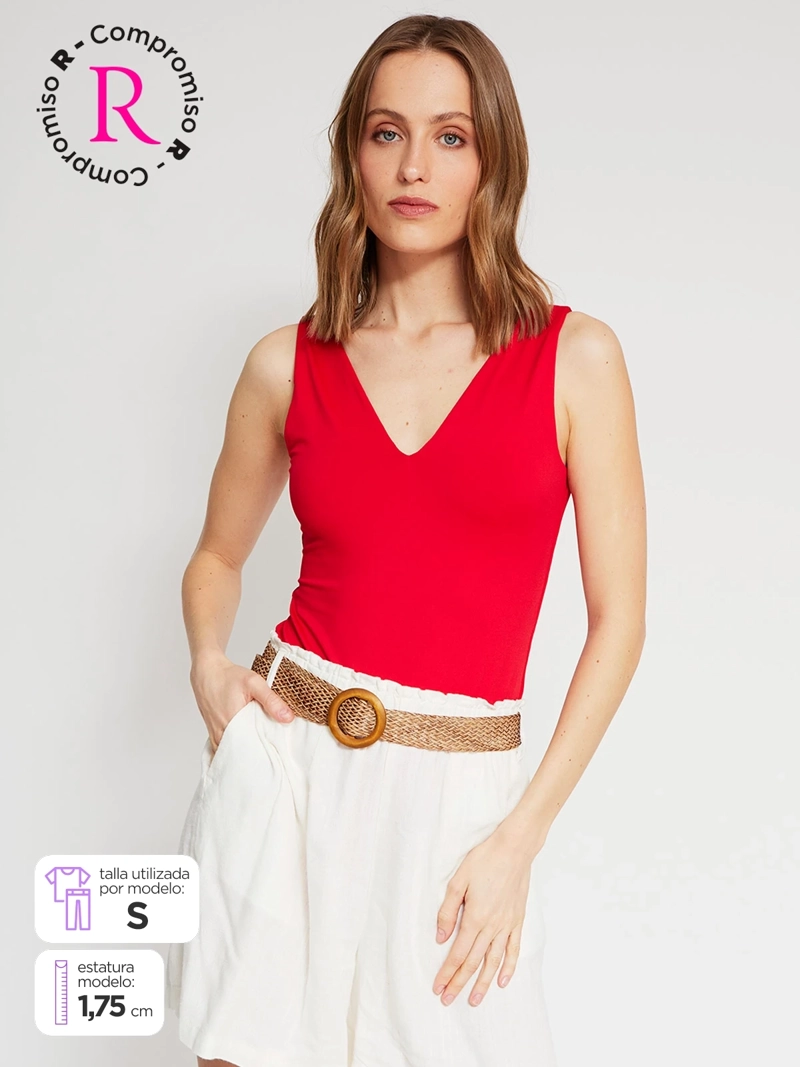 BODY MUJER MARQUIS ESCOTE EN V