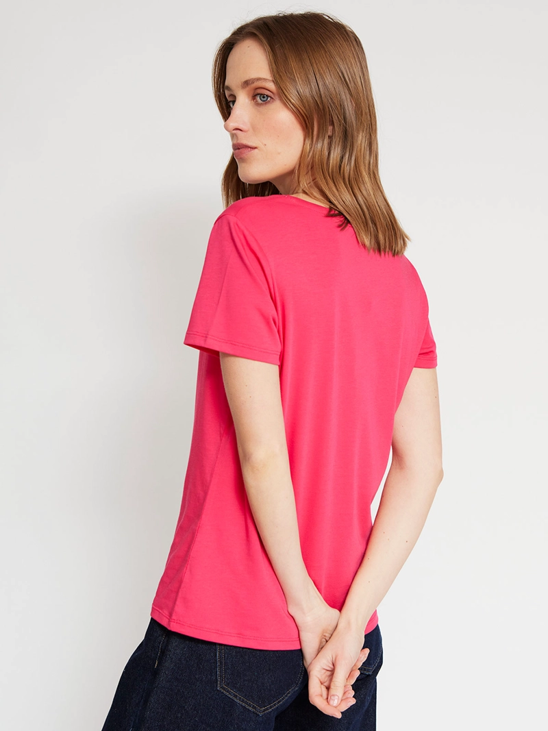 POLERA MUJER MARQUIS ALGODÓN CUELLO EN V - 3