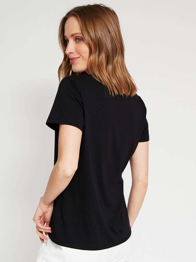 POLERA MUJER MARQUIS ALGODÓN CUELLO EN V - 3