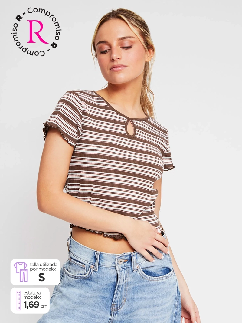 POLERA MUJER AEROPOSTALE ALGODÓN