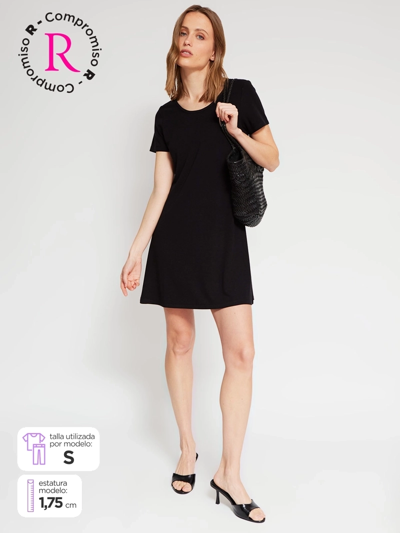 VESTIDO MUJER MARQUIS CORTO PUNTO - 1