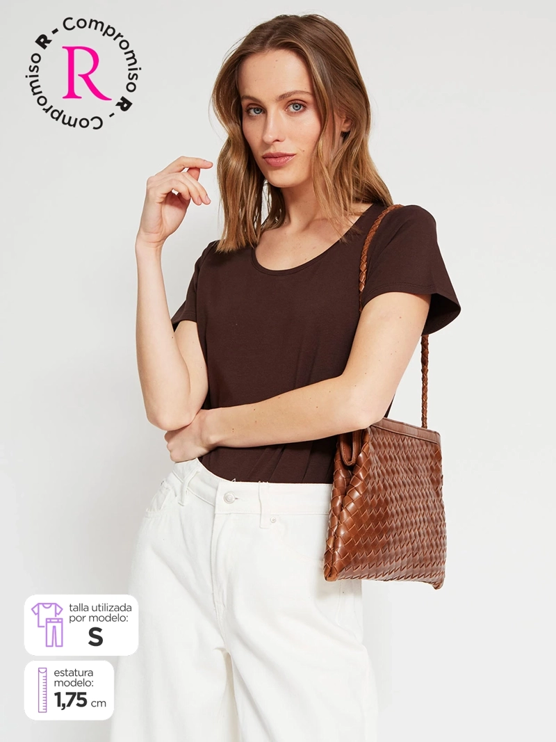 POLERA MUJER MARQUIS ALGODÓN MANGA CORTA