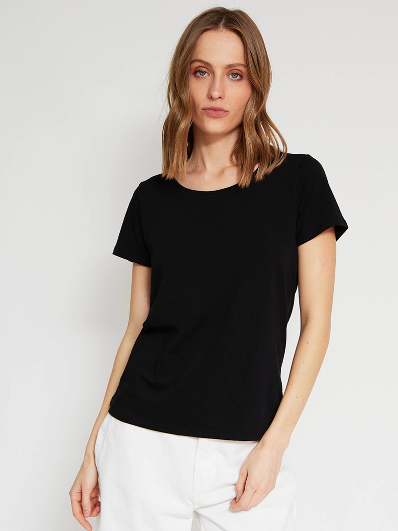 POLERA MUJER MARQUIS ALGODÓN MANGA CORTA - 2