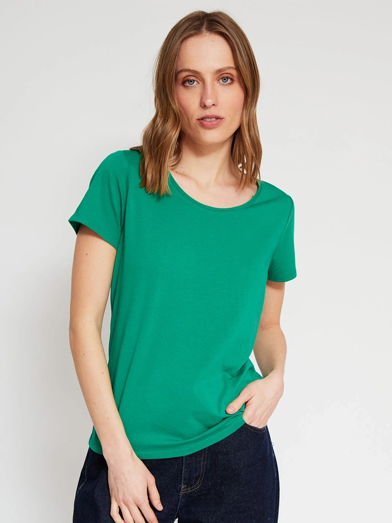 POLERA MUJER MARQUIS ALGODÓN MANGA CORTA - 2