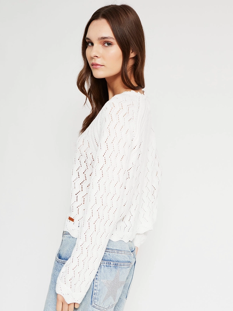 SWEATER MUJER PEPE JEANS ALGODÓN CALADO - 2