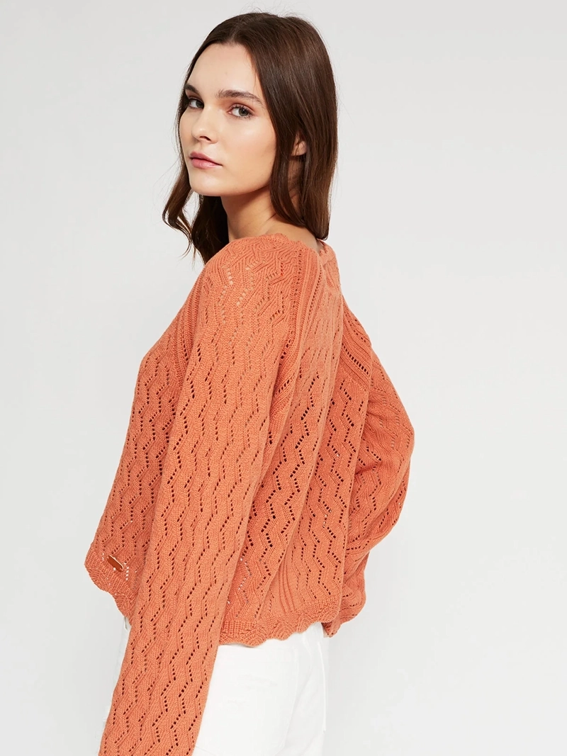 SWEATER MUJER PEPE JEANS ALGODÓN CALADO - 2