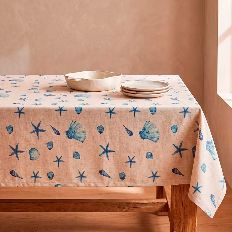 MANTEL RIPLEY HOME CAPRI 150X210 CM AZUL - 1