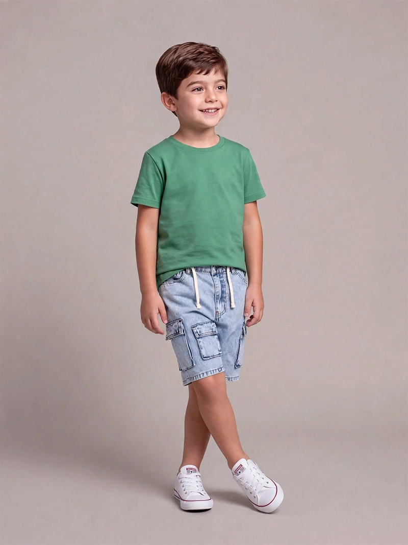 SHORT NIÑO HARVEST ALGODÓN