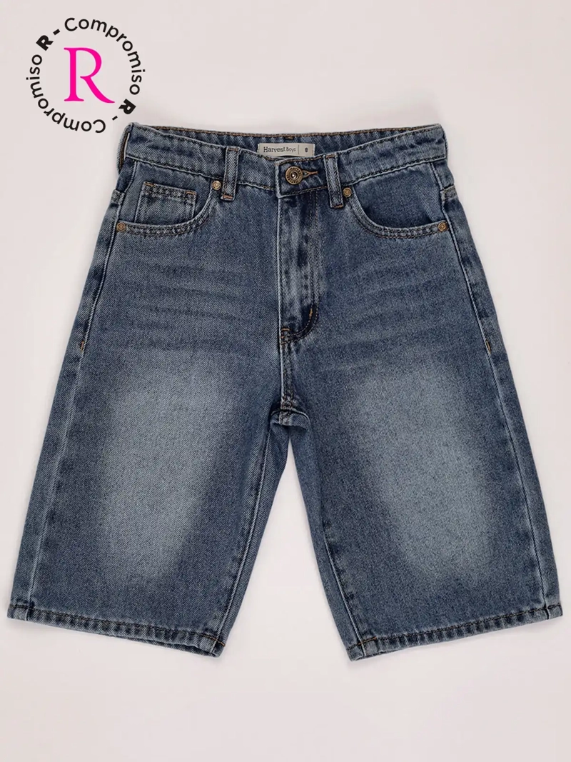 SHORT NIÑO HARVEST ALGODÓN DENIM