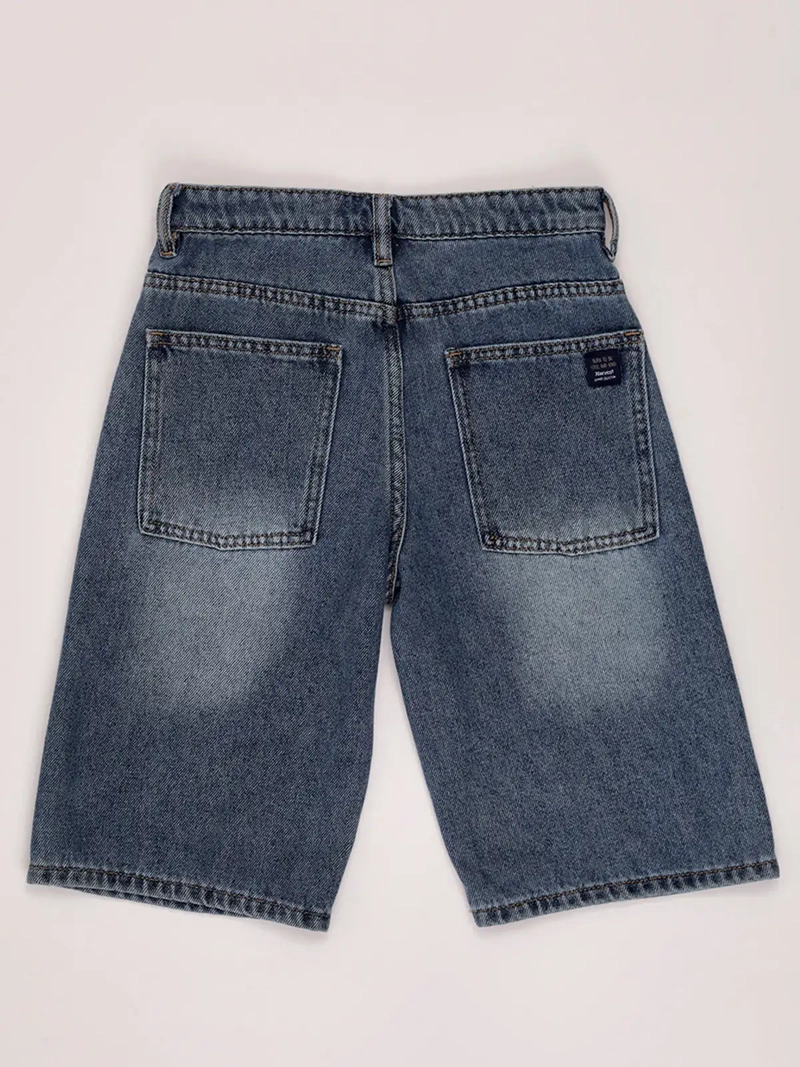 SHORT NIÑO HARVEST ALGODÓN DENIM - 2