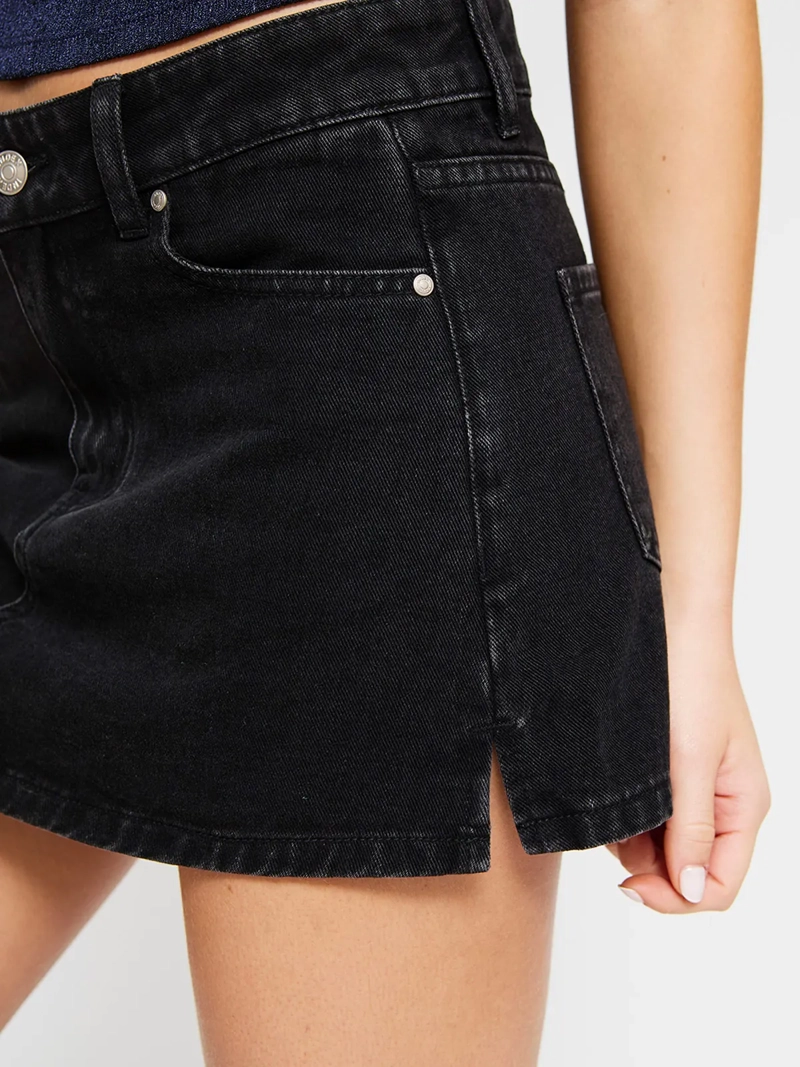 FALDA SHORT MUJER INDEX ALGODÓN DENIM - 4