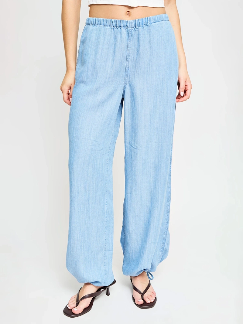 PANTALÓN MUJER INDEX FLUIDO DENIM - 2