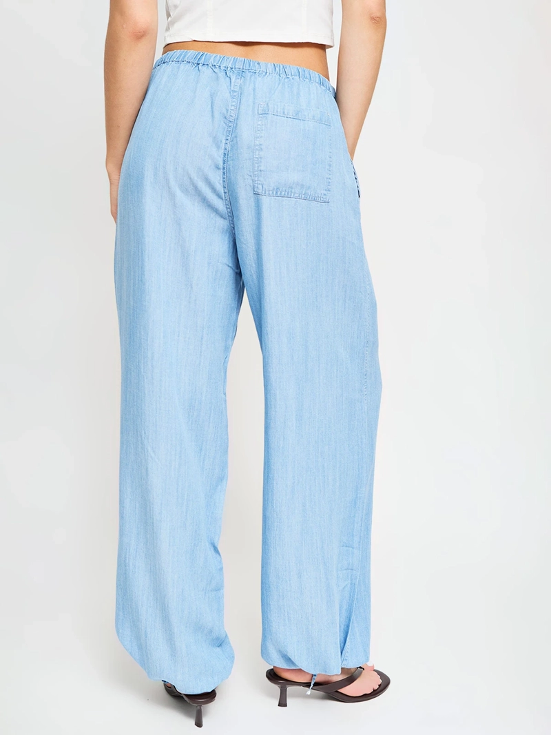 PANTALÓN MUJER INDEX FLUIDO DENIM - 3