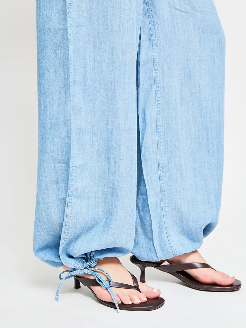 PANTALÓN MUJER INDEX FLUIDO DENIM - 4