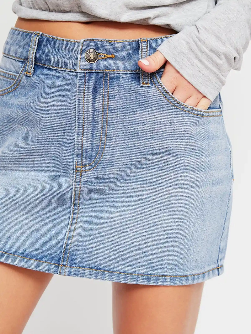 FALDA SHORT MUJER INDEX ALGODÓN TIRO BAJO - 4