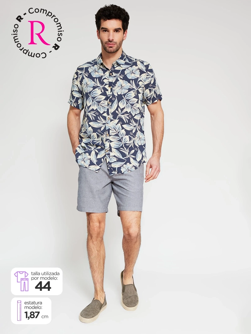 BERMUDA HOMBRE REGATTA ALGODÓN CINTURÓN