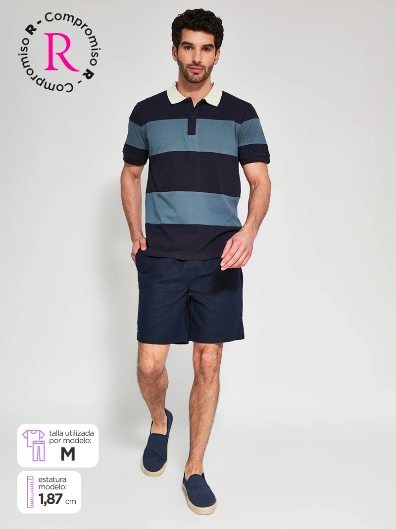 BERMUDA HOMBRE REGATTA LINO - 1