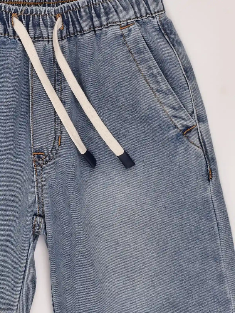 SHORT NIÑO HARVEST ALGODÓN DENIM - 3