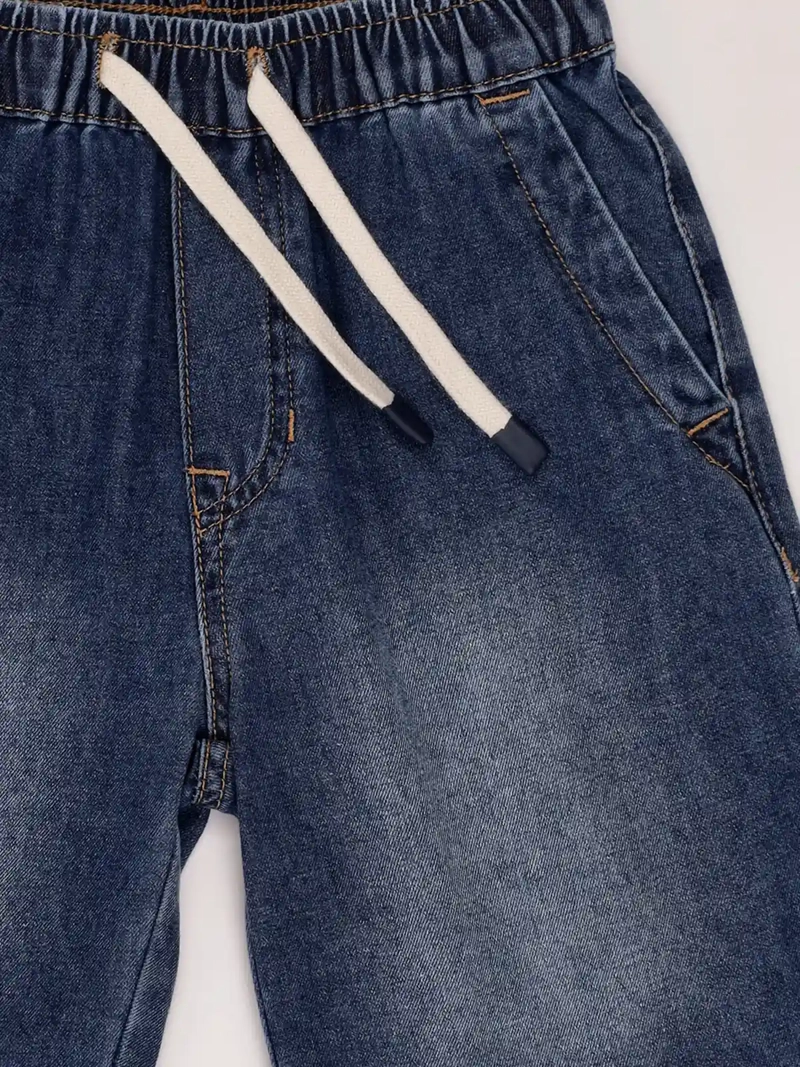 SHORT NIÑO HARVEST ALGODÓN DENIM - 3