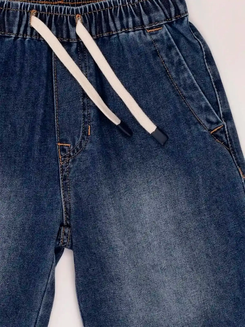 SHORT NIÑO HARVEST ALGODÓN DENIM - 5