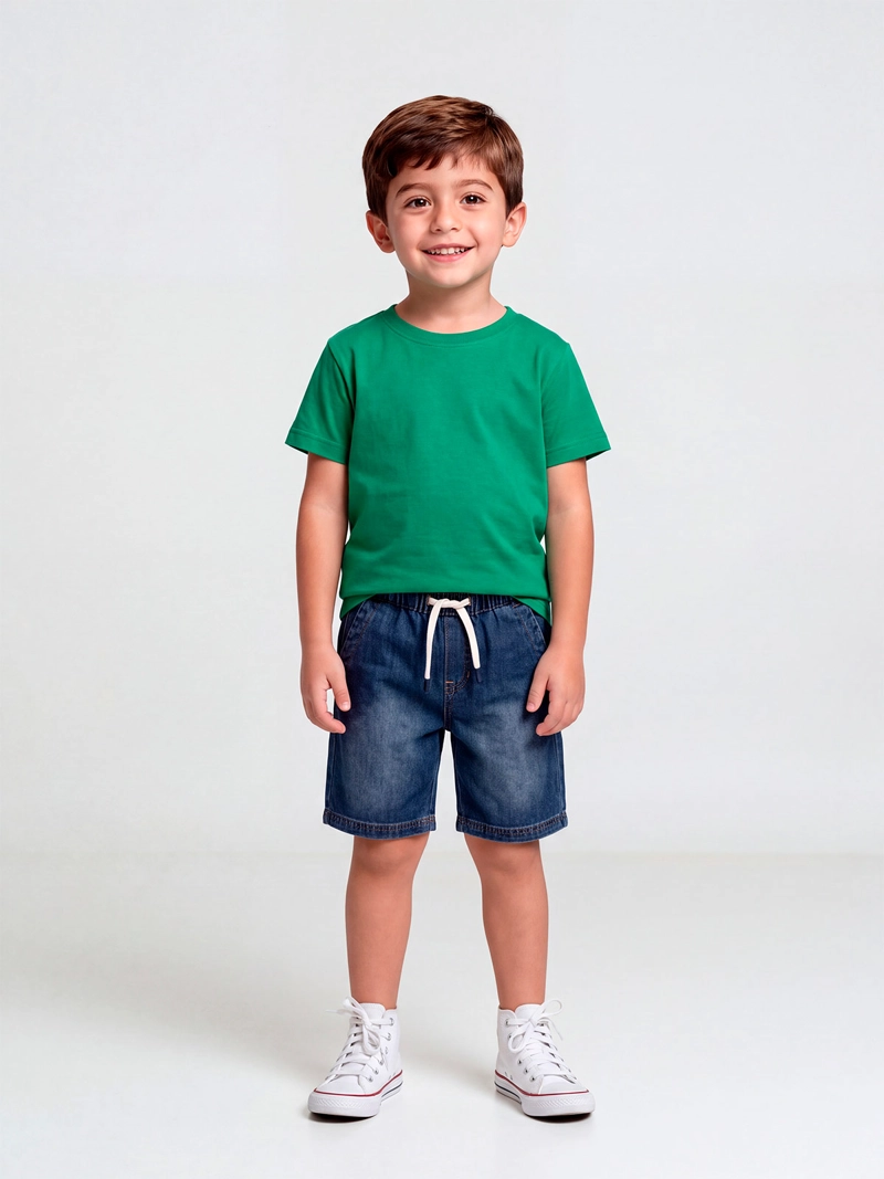 SHORT NIÑO HARVEST ALGODÓN DENIM
