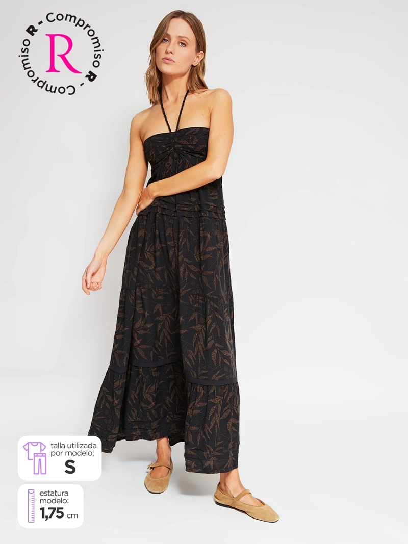 VESTIDO MUJER REGATTA LARGO HALTER - 1