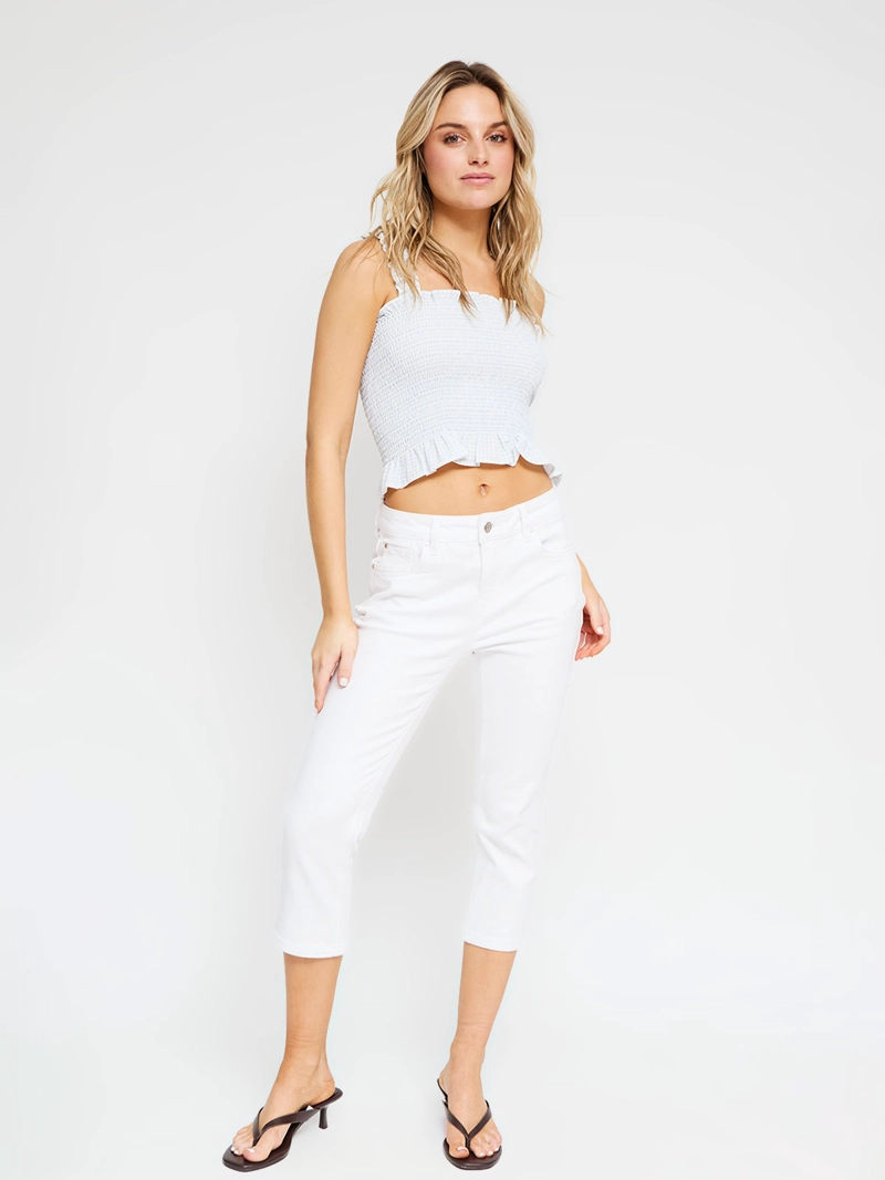 BLUSA MUJER INDEX SIN MANGAS PANAL FLORES - 4