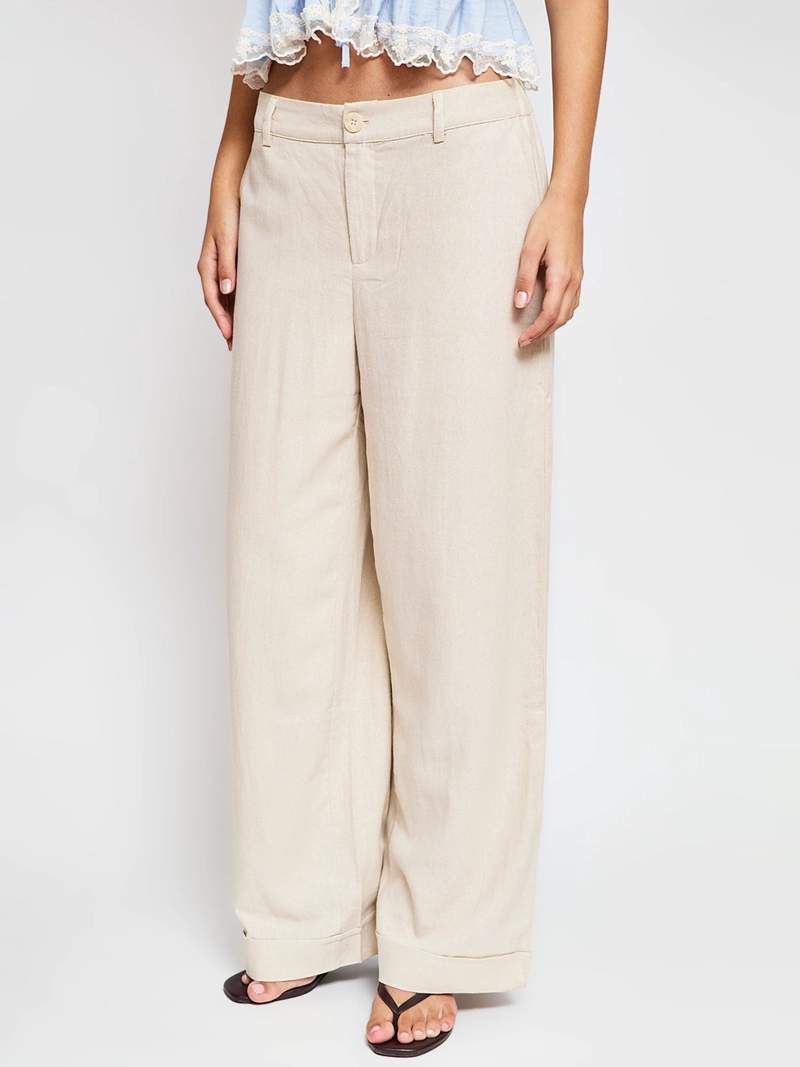 PANTALÓN MUJER INDEX LINO SASTRERO - 2