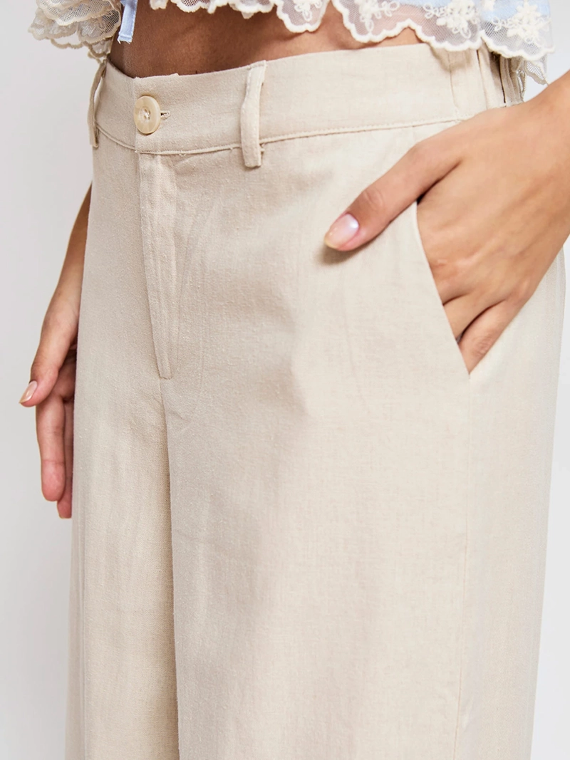 PANTALÓN MUJER INDEX LINO SASTRERO - 4