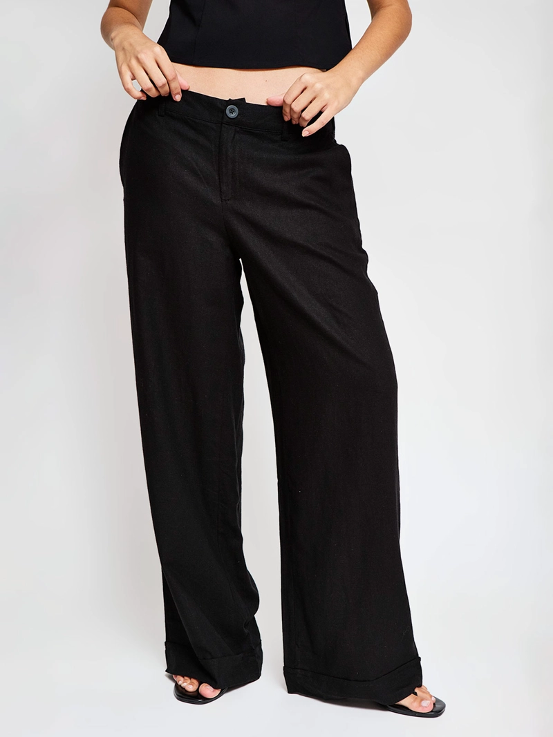 PANTALÓN MUJER INDEX LINO SASTRERO - 2