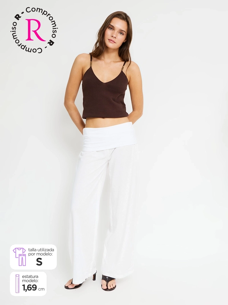 PANTALÓN MUJER INDEX LINO PRETINA